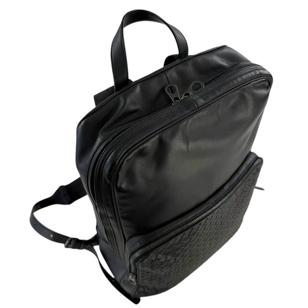 Bottega Veneta Intrecciato Leather Backpack - Picture 5 of 13